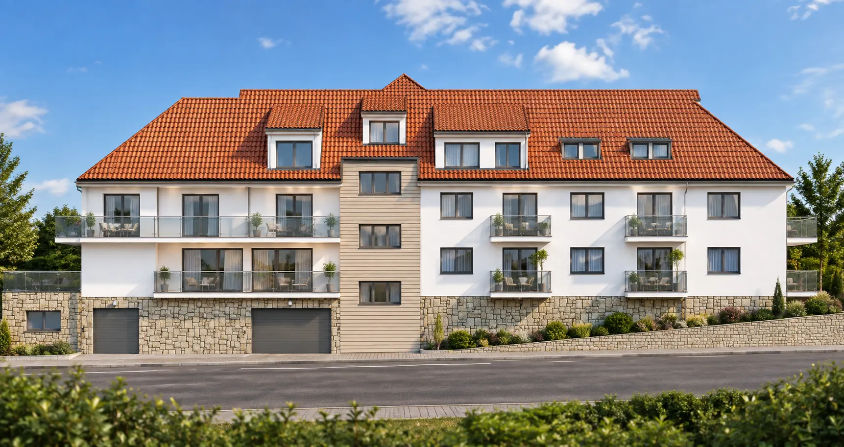 Apartmánový dům Valtice, pohled 2